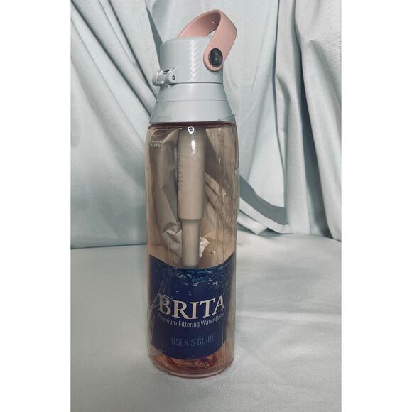 Brita Water Bottle with Filter New- Pink - Picture 1 of 3